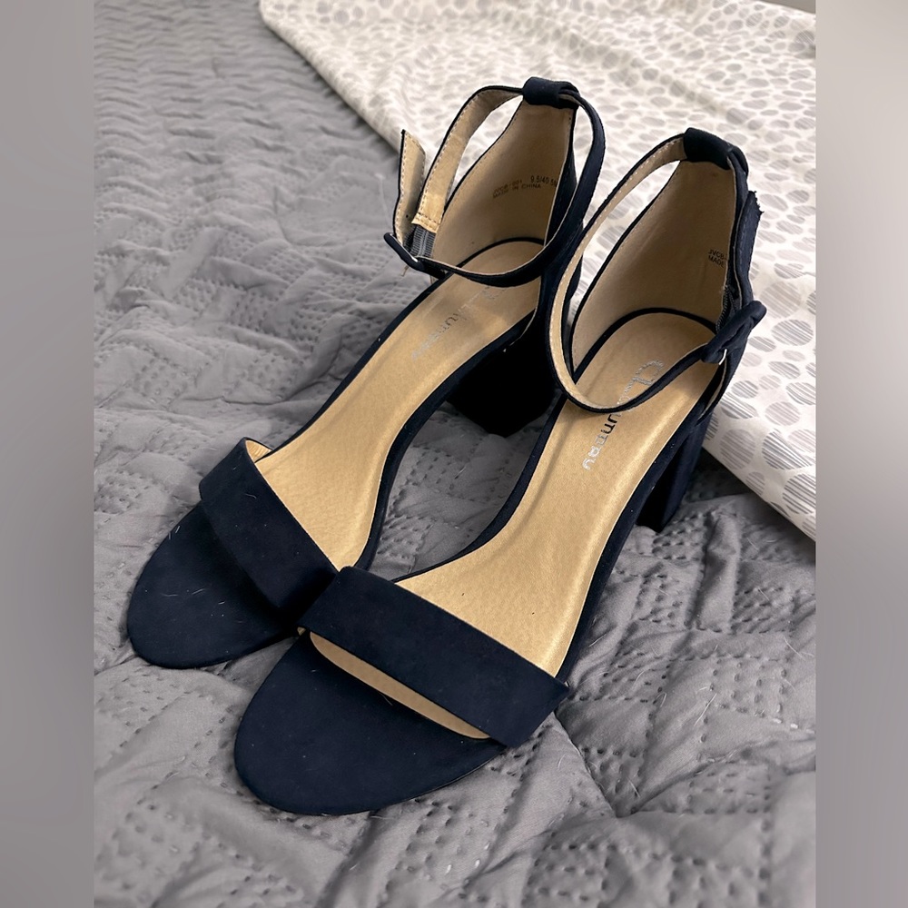 Chinese Laundry single strap sandal heels